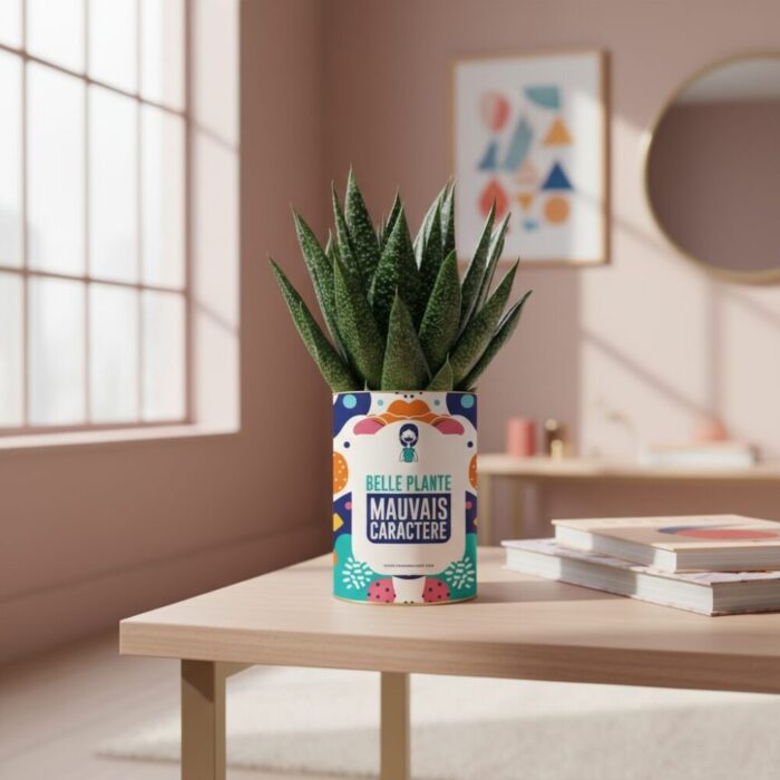 Belle plante, mauvais caractère - Plante personnalisée à offrir à une amie