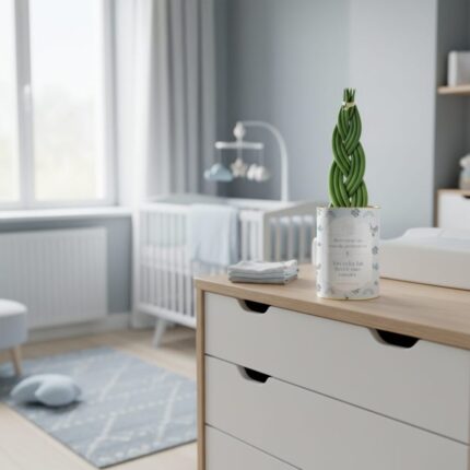 Bienvenue au monde, petit trésor - Plante personnalisée pour accueillir bébé