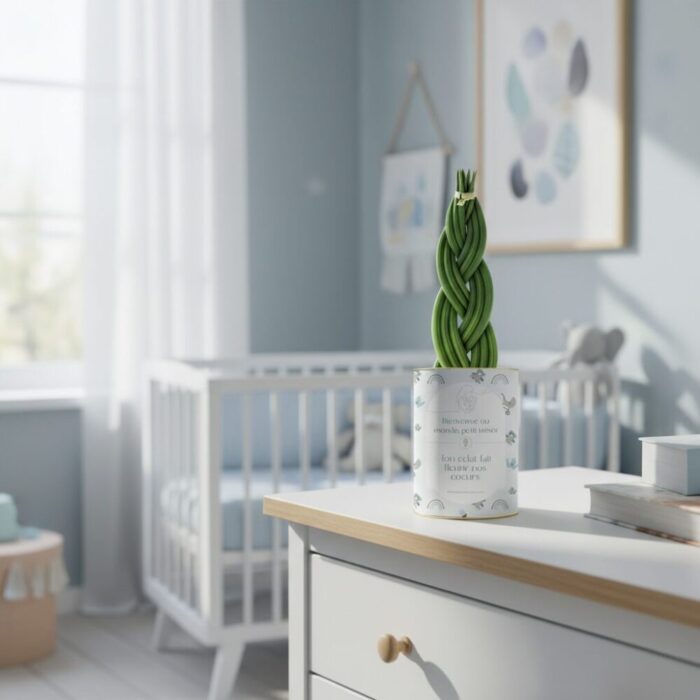 Bienvenue au monde, petit trésor - Plante personnalisée pour accueillir bébé
