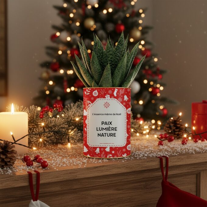 Plante personnalisée à offrir pour Noël