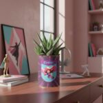 Plante personnalisée Super Héroïne – Cadeau nature pour fille avec prénom