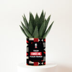 Trop fraîche pour faner - Plante personnalisée - Cadeau amitié plein d’humour