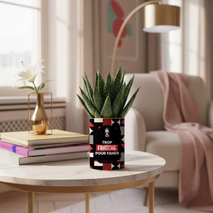 Trop fraîche pour faner - Plante personnalisée - Cadeau amitié plein d’humour