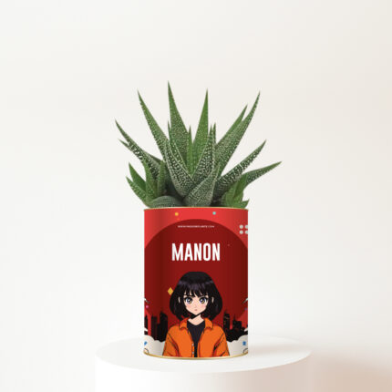 Personnage manga - plante personnalisée manga avec prénom