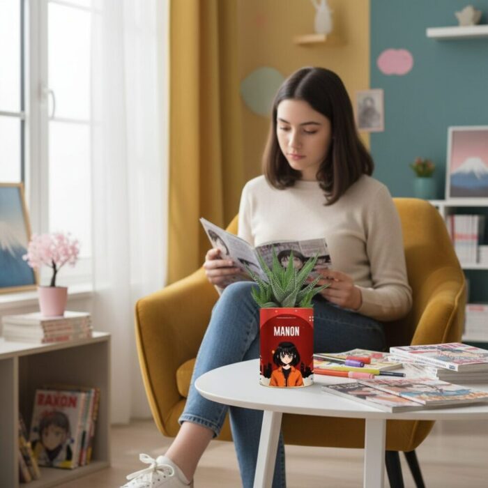 Personnage manga - plante personnalisée manga avec prénom – Image 3