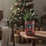 Haworthia personnalisée Noël - Le cadeau nature au charme hivernal