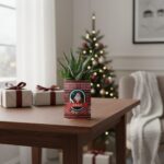 Haworthia personnalisée Noël - Le cadeau nature au charme hivernal