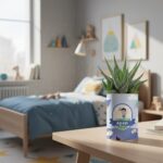 Cadeau enfant nature illustré avec prénom - Plante personnalisée garçon