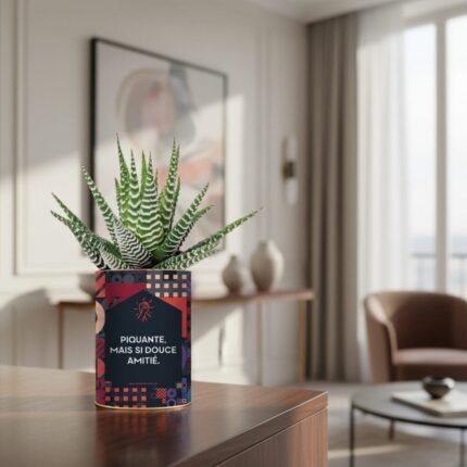 Piquante, mais si douce amitié - Plante personnalisée Gasteria pour une amitié unique