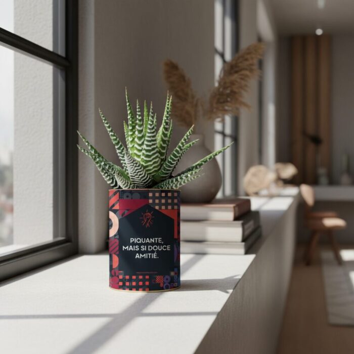 Piquante, mais si douce amitié - Plante personnalisée Gasteria pour une amitié unique