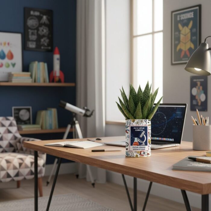 Petit Génie Curieux, Futur Grand Scientifique - Plante personnalisée