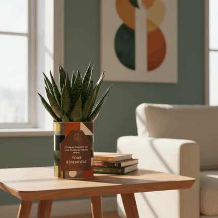 Tous essentiels - Plante personnalisée en hommage à la famille