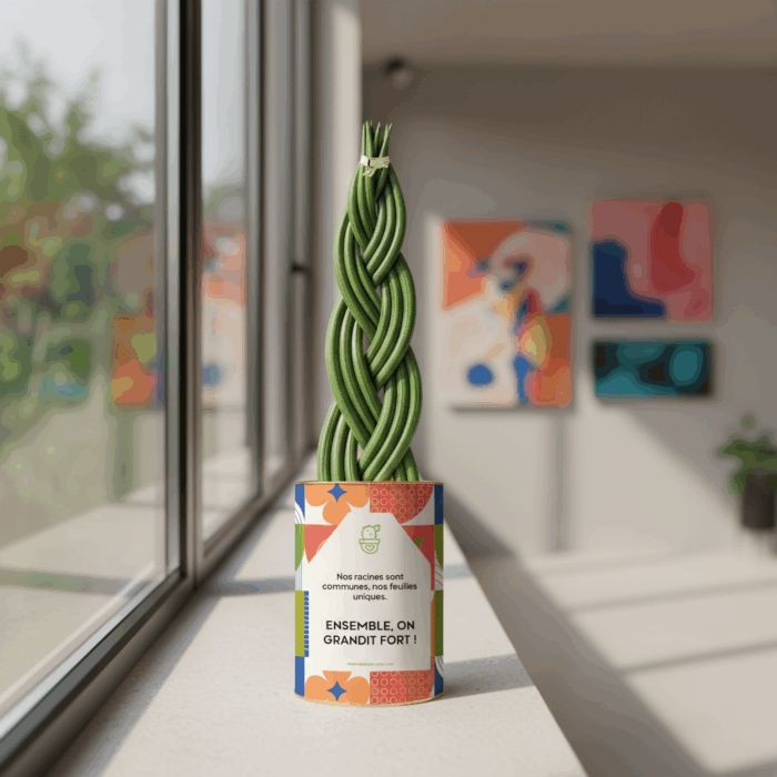 Ensemble, on grandit fort - Plante personnalisée symbole de la famille et de l’unité