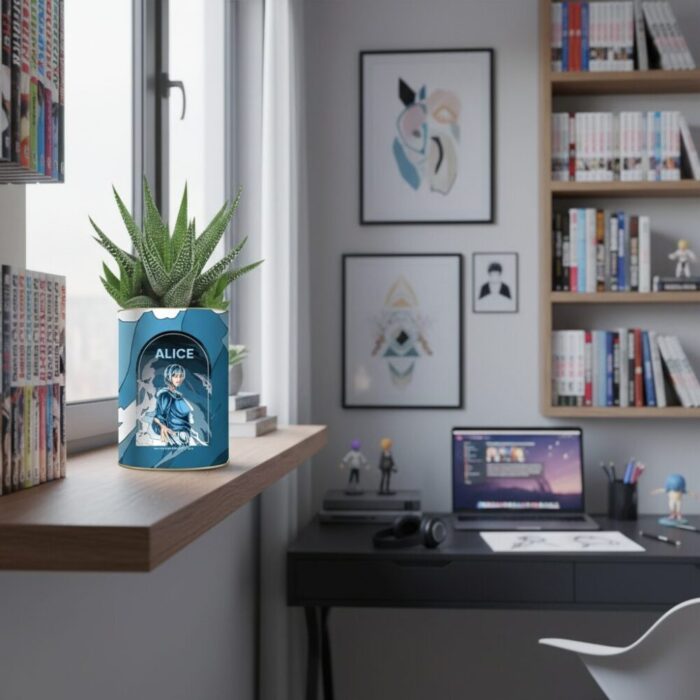 Plante personnalisée manga pour enfant illustré avec prénom