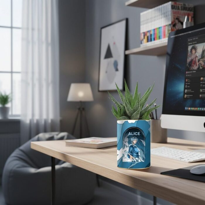 Plante personnalisée manga pour enfant illustré avec prénom