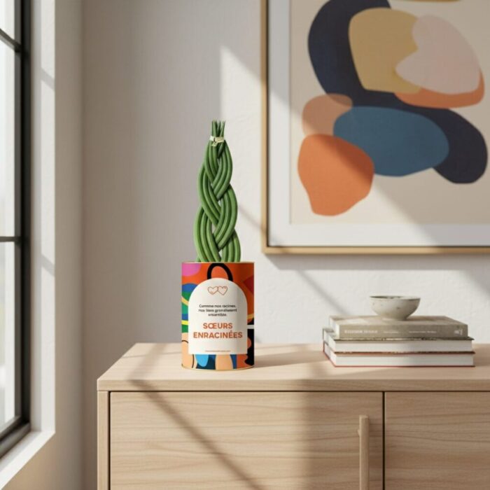 Sœurs Enracinées - Plante personnalisée symbole de lien familial