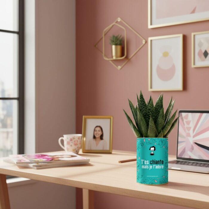 T’es chiante mais je t’adore - Succulente personnalisée amitié