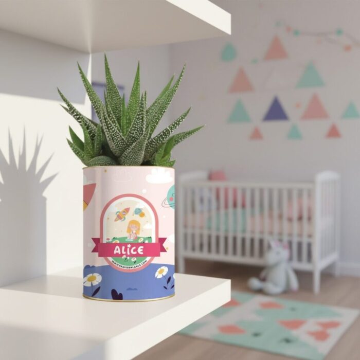 Conte imaginaire avec prénom Alice - Plante personnalisable pour enfant