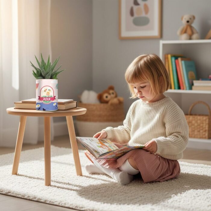 Conte imaginaire avec prénom Alice - Plante personnalisable pour enfant