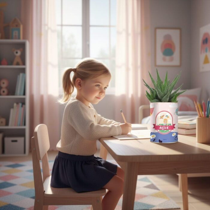 Conte imaginaire avec prénom Alice - Plante personnalisable pour enfant