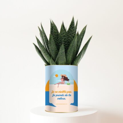 Je ne vieillis pas, je prends de la valeur - Plante personnalisée pleine de bonne humeur