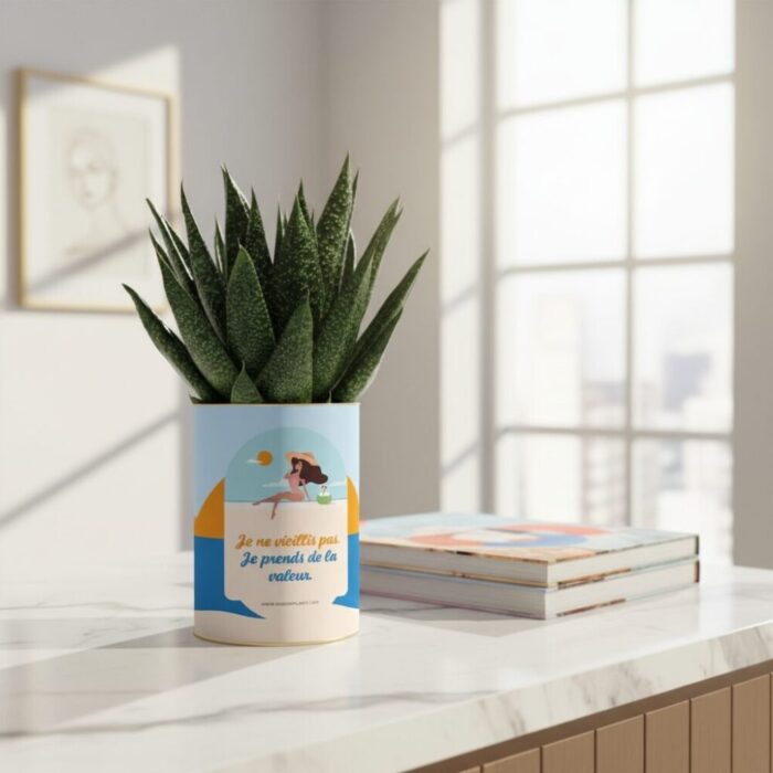 Je ne vieillis pas, je prends de la valeur - Plante personnalisée pleine de bonne humeur