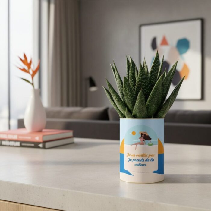 Je ne vieillis pas, je prends de la valeur - Plante personnalisée pleine de bonne humeur