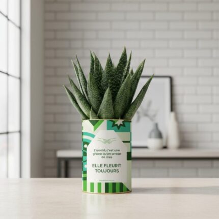 Elle fleurit toujours - Plante personnalisée d’amitié Gasteria