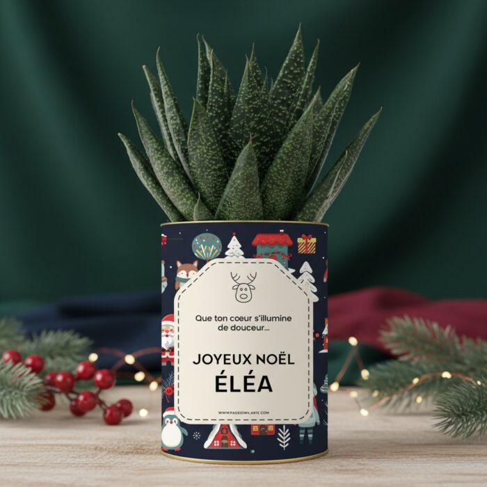 Plante personnalisée Noël pour enfant