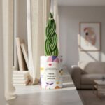 Plante personnalisée Papa & Maman - Sansevieria tressée, un cadeau d’amour pour les parents
