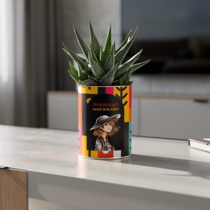 Bordélique, mais solaire - Plante personnalisée humour - Succulente pour une amie