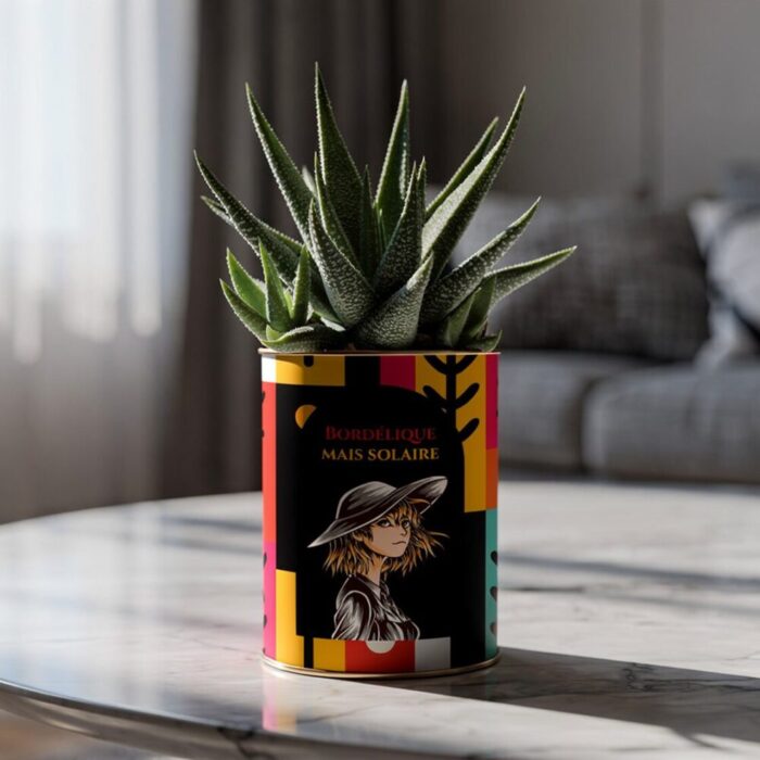 Bordélique, mais solaire - Plante personnalisée humour - Succulente pour une amie