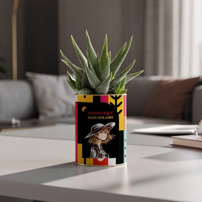 Bordélique, mais solaire - Plante personnalisée humour - Succulente pour une amie