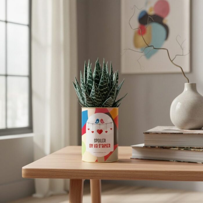 Spoiler on va s’aimer - Succulente personnalisée amour