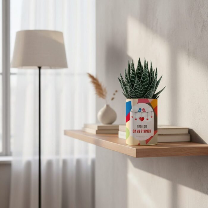 Spoiler on va s’aimer - Succulente personnalisée amour – Image 3