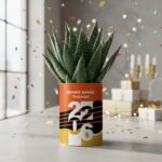 Bonne Année 2026 + Prénom - Succulente personnalisée - Un cadeau nature porteur d’espoir