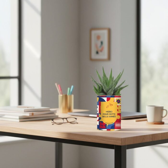 Merci pour cette belle année - Plante personnalisée - Cadeau enseignant plein de gratitude