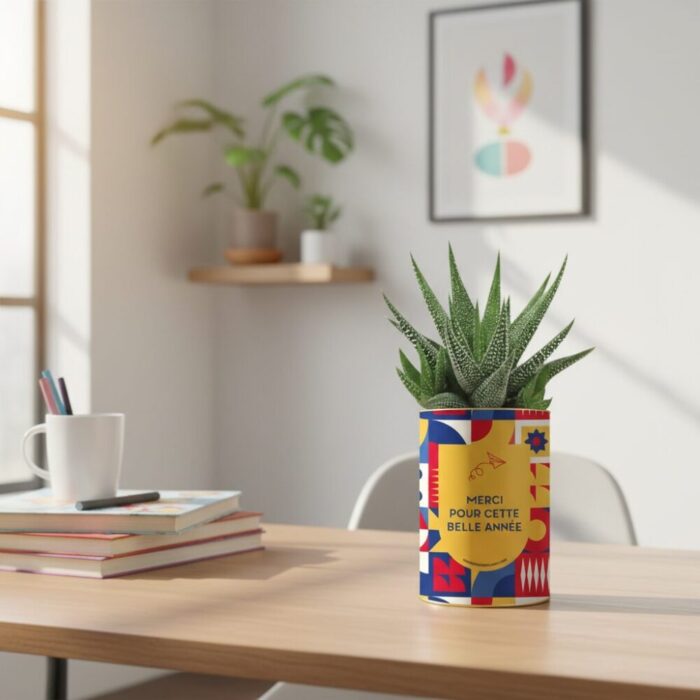 Merci pour cette belle année - Plante personnalisée - Cadeau enseignant plein de gratitude